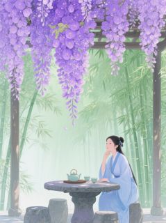 紫藤花开,纸短情长